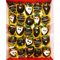 25pcs Tuxedo Design Chocolate Strawberries Gift Box 